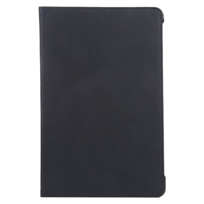 For iPad Air 11 2024 360 Degree Rotation Litchi Texture Leather Tablet Case with Holder(Black) - iPad Air 11 2024 Cases by PMC Jewellery | Online Shopping South Africa | PMC Jewellery | Buy Now Pay Later Mobicred