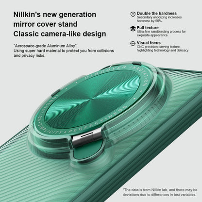 For Xiaomi 14 Ultra NILLKIN CamShield Prop Clear Version PC Phone Case(Green) - 14 Ultra Cases by NILLKIN | Online Shopping South Africa | PMC Jewellery | Buy Now Pay Later Mobicred