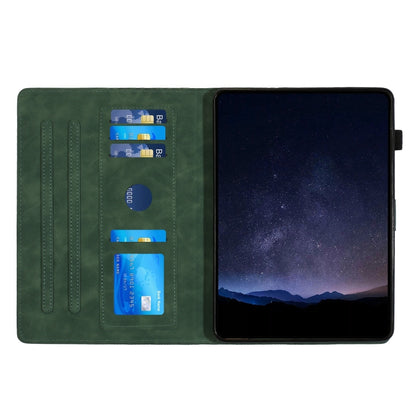 For iPad Pro 11 2024 Building Blocks Embossed Leather Smart Tablet Case(Green) - iPad Pro 11 2024 Cases by PMC Jewellery | Online Shopping South Africa | PMC Jewellery | Buy Now Pay Later Mobicred