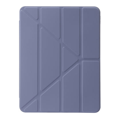 For iPad Pro 13 2024 Clear Acrylic Deformation Leather Tablet Case(Lavender Purple) - iPad Pro 13 2024 Cases by PMC Jewellery | Online Shopping South Africa | PMC Jewellery | Buy Now Pay Later Mobicred