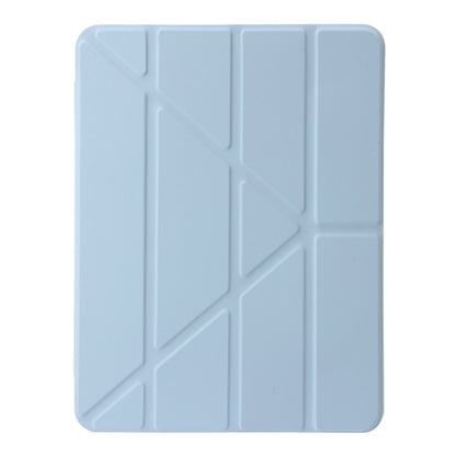 For iPad Air 11 2024 Clear Acrylic Deformation Leather Tablet Case(Ice Blue) - iPad Air 11 2024 Cases by PMC Jewellery | Online Shopping South Africa | PMC Jewellery | Buy Now Pay Later Mobicred