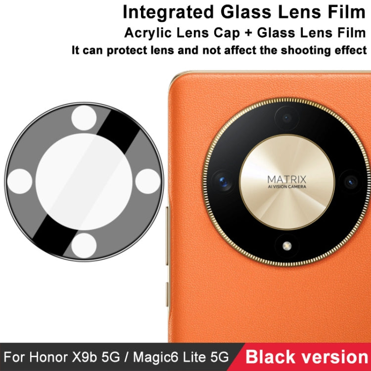 For Honor X9b 5G / Magic6 Lite 5G imak High Definition Integrated Glass Lens Film Black Version - Other by imak | Online Shopping South Africa | PMC Jewellery | Buy Now Pay Later Mobicred