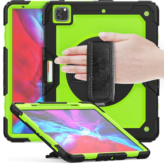 For iPad Pro 13 2024 Silicone + PC Tablet Protective Case(Yellow Green+Black) - iPad Pro 13 2024 Cases by PMC Jewellery | Online Shopping South Africa | PMC Jewellery | Buy Now Pay Later Mobicred