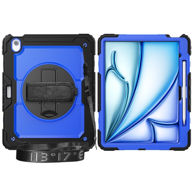 For iPad Air 13 2024 Silicone + PC Tablet Protective Case(Dark Blue+Black) - iPad Air 13 2024 Cases by PMC Jewellery | Online Shopping South Africa | PMC Jewellery | Buy Now Pay Later Mobicred