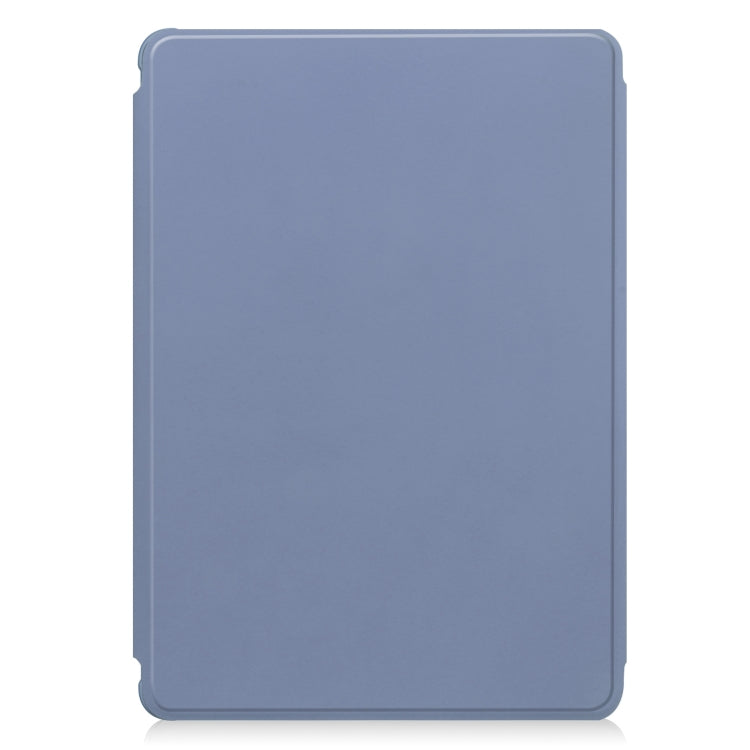 For iPad Pro 13 2024 Transparent Rotation Smart Leather Tablet Case with Keyboard(Lavender) - iPad Pro 13 2024 Cases by PMC Jewellery | Online Shopping South Africa | PMC Jewellery | Buy Now Pay Later Mobicred