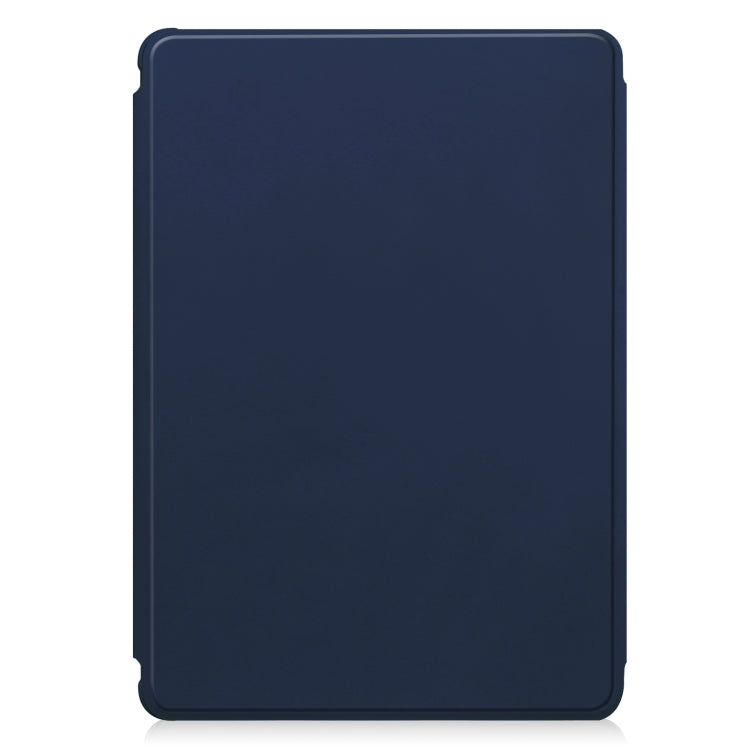 For iPad Air 11 2024 Transparent Rotation Smart Leather Tablet Case with Keyboard(Dark Blue) - iPad Air 11 2024 Cases by PMC Jewellery | Online Shopping South Africa | PMC Jewellery | Buy Now Pay Later Mobicred