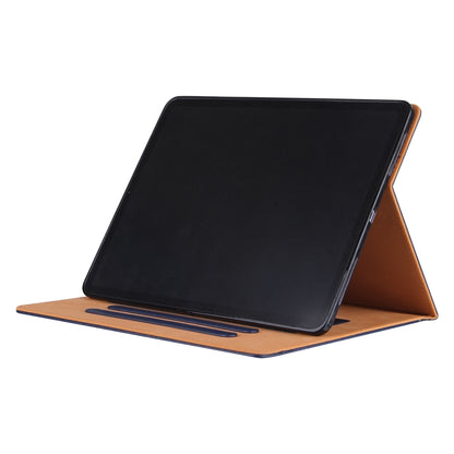 For iPad Pro 13 2024 Solid Color Metal Buckle Leather Smart Tablet Case(Royal Blue) - iPad Pro 13 2024 Cases by PMC Jewellery | Online Shopping South Africa | PMC Jewellery | Buy Now Pay Later Mobicred