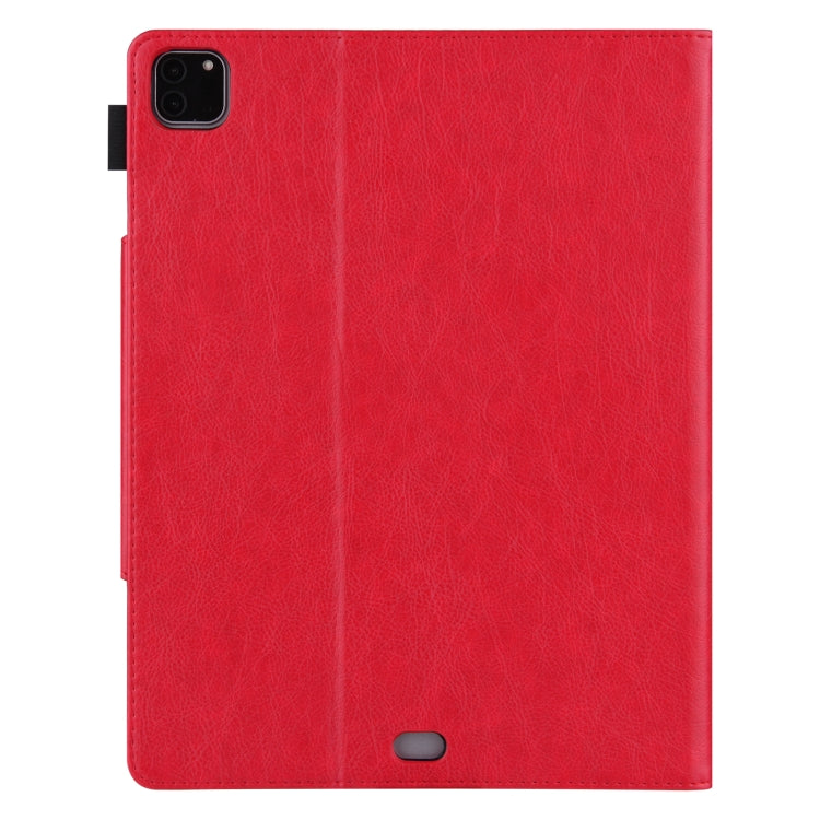 For iPad Pro 11 2024 Solid Color Metal Buckle Leather Smart Tablet Case(Red) - iPad Pro 11 2024 Cases by PMC Jewellery | Online Shopping South Africa | PMC Jewellery | Buy Now Pay Later Mobicred