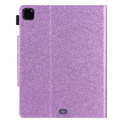 For iPad Pro 11 2024 Glitter Metal Buckle Leather Smart Tablet Case(Purple) - iPad Pro 11 2024 Cases by PMC Jewellery | Online Shopping South Africa | PMC Jewellery | Buy Now Pay Later Mobicred