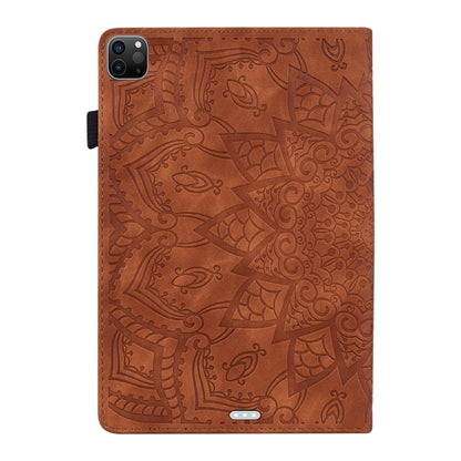 For iPad Pro 11 2024 Calf Texture Embossed Leather Tablet Case(Brown) - iPad Pro 11 2024 Cases by PMC Jewellery | Online Shopping South Africa | PMC Jewellery | Buy Now Pay Later Mobicred