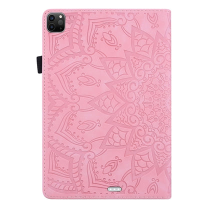 For iPad Pro 11 2024 Calf Texture Embossed Leather Tablet Case(Pink) - iPad Pro 11 2024 Cases by PMC Jewellery | Online Shopping South Africa | PMC Jewellery | Buy Now Pay Later Mobicred