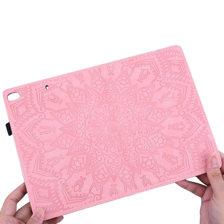 For iPad Pro 11 2024 Calf Texture Embossed Leather Tablet Case(Pink) - iPad Pro 11 2024 Cases by PMC Jewellery | Online Shopping South Africa | PMC Jewellery | Buy Now Pay Later Mobicred