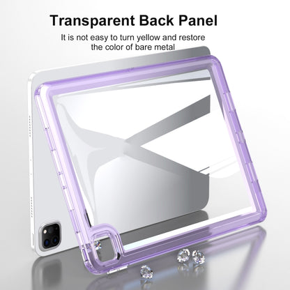 For iPad Air 11 2024 Transparent Acrylic Tablet Case(Black) - iPad Air 11 2024 Cases by PMC Jewellery | Online Shopping South Africa | PMC Jewellery | Buy Now Pay Later Mobicred