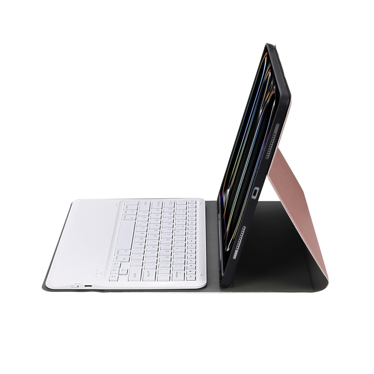 For iPad Pro 13 2024 A13B Detachable Ultra-Thin Bluetooth Keyboard Leather Tablet Case with Pen Slot(Rose Gold) - For iPad Pro by PMC Jewellery | Online Shopping South Africa | PMC Jewellery | Buy Now Pay Later Mobicred