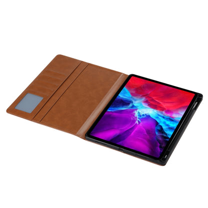 For iPad Pro 13 2024 Knead Skin Texture Horizontal Flip Leather Smart Tablet Case(Brown) - iPad Pro 13 2024 Cases by PMC Jewellery | Online Shopping South Africa | PMC Jewellery | Buy Now Pay Later Mobicred