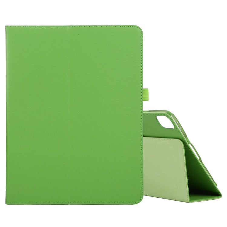 For iPad Air 11 2024 Litchi Texture Solid Color Leather Tablet Case(Green) - iPad Air 11 2024 Cases by PMC Jewellery | Online Shopping South Africa | PMC Jewellery | Buy Now Pay Later Mobicred