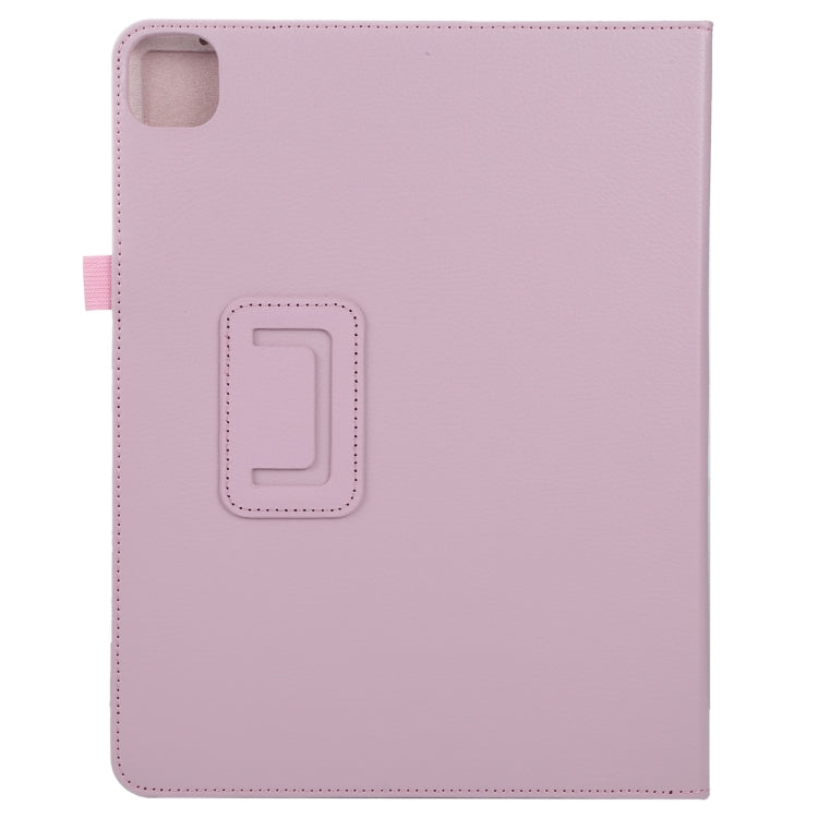 For iPad Air 11 2024 Litchi Texture Solid Color Leather Tablet Case(Pink) - iPad Air 11 2024 Cases by PMC Jewellery | Online Shopping South Africa | PMC Jewellery | Buy Now Pay Later Mobicred