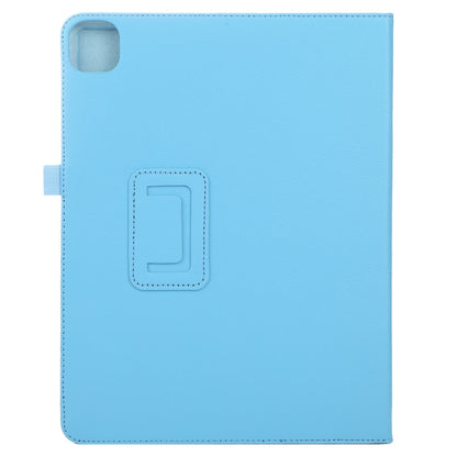 For iPad Air 11 2024 Litchi Texture Solid Color Leather Tablet Case(Sky Blue) - iPad Air 11 2024 Cases by PMC Jewellery | Online Shopping South Africa | PMC Jewellery | Buy Now Pay Later Mobicred