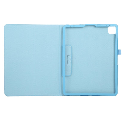 For iPad Air 11 2024 Litchi Texture Solid Color Leather Tablet Case(Sky Blue) - iPad Air 11 2024 Cases by PMC Jewellery | Online Shopping South Africa | PMC Jewellery | Buy Now Pay Later Mobicred