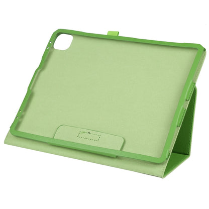 For iPad Pro 11 2024 Litchi Texture Solid Color Leather Tablet Case(Green) - iPad Pro 11 2024 Cases by PMC Jewellery | Online Shopping South Africa | PMC Jewellery | Buy Now Pay Later Mobicred