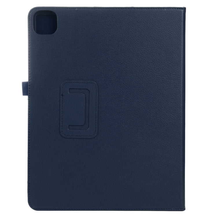 For iPad Pro 11 2024 Litchi Texture Solid Color Leather Tablet Case(Dark Blue) - iPad Pro 11 2024 Cases by PMC Jewellery | Online Shopping South Africa | PMC Jewellery | Buy Now Pay Later Mobicred