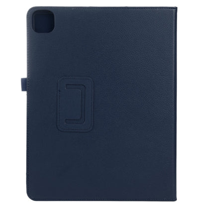 For iPad Pro 11 2024 Litchi Texture Solid Color Leather Tablet Case(Dark Blue) - iPad Pro 11 2024 Cases by PMC Jewellery | Online Shopping South Africa | PMC Jewellery | Buy Now Pay Later Mobicred