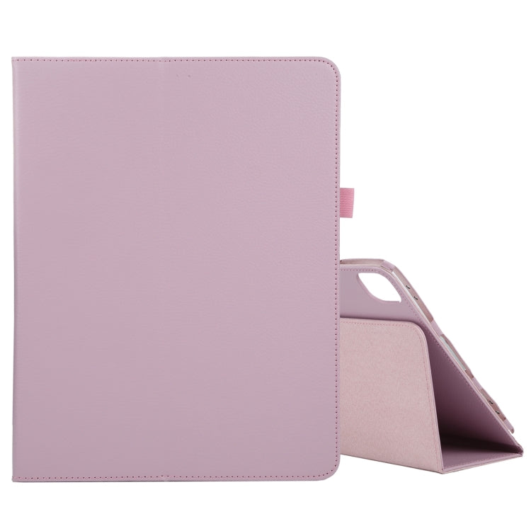 For iPad Pro 11 2024 Litchi Texture Solid Color Leather Tablet Case(Pink) - iPad Pro 11 2024 Cases by PMC Jewellery | Online Shopping South Africa | PMC Jewellery | Buy Now Pay Later Mobicred