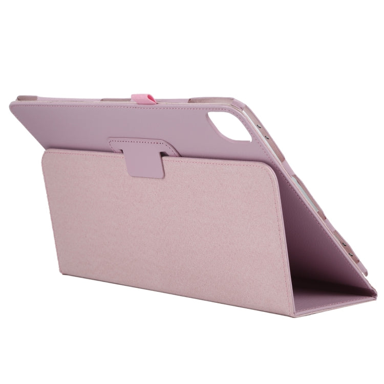 For iPad Pro 11 2024 Litchi Texture Solid Color Leather Tablet Case(Pink) - iPad Pro 11 2024 Cases by PMC Jewellery | Online Shopping South Africa | PMC Jewellery | Buy Now Pay Later Mobicred