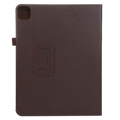 For iPad Pro 11 2024 Litchi Texture Solid Color Leather Tablet Case(Brown) - iPad Pro 11 2024 Cases by PMC Jewellery | Online Shopping South Africa | PMC Jewellery | Buy Now Pay Later Mobicred