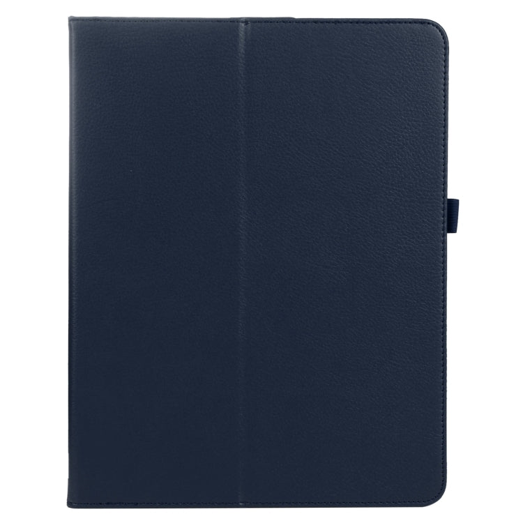 For iPad Pro 13 2024 Litchi Texture Solid Color Leather Tablet Case(Dark Blue) - iPad Pro 13 2024 Cases by PMC Jewellery | Online Shopping South Africa | PMC Jewellery | Buy Now Pay Later Mobicred