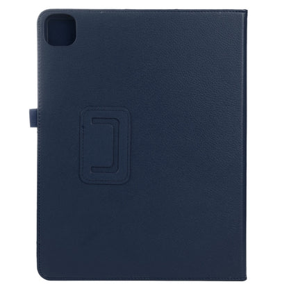 For iPad Pro 13 2024 Litchi Texture Solid Color Leather Tablet Case(Dark Blue) - iPad Pro 13 2024 Cases by PMC Jewellery | Online Shopping South Africa | PMC Jewellery | Buy Now Pay Later Mobicred