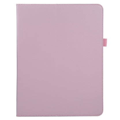 For iPad Pro 13 2024 Litchi Texture Solid Color Leather Tablet Case(Pink) - iPad Pro 13 2024 Cases by PMC Jewellery | Online Shopping South Africa | PMC Jewellery | Buy Now Pay Later Mobicred