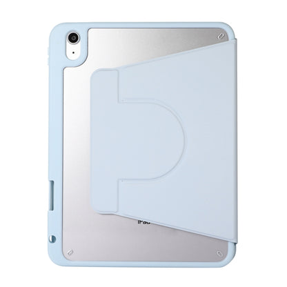 For iPad Pro 11 2024 2 in 1 Acrylic Split Rotating Leather Tablet Case(Ice Blue) - iPad Pro 11 2024 Cases by PMC Jewellery | Online Shopping South Africa | PMC Jewellery | Buy Now Pay Later Mobicred