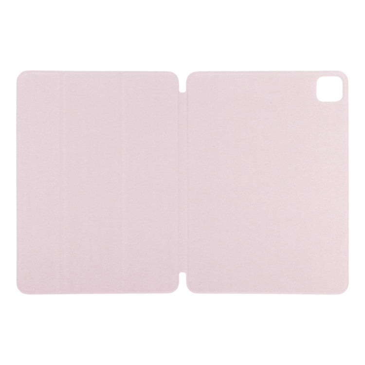 For iPad Pro 13 2024 Double-sided Clip Non-buckle Magnetic PU Smart Tablet Case(Pink) - iPad Air 13 2024 Cases by PMC Jewellery | Online Shopping South Africa | PMC Jewellery | Buy Now Pay Later Mobicred