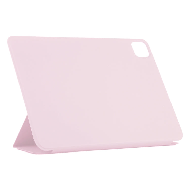 For iPad Pro 13 2024 Double-sided Clip Non-buckle Magnetic PU Smart Tablet Case(Pink) - iPad Air 13 2024 Cases by PMC Jewellery | Online Shopping South Africa | PMC Jewellery | Buy Now Pay Later Mobicred