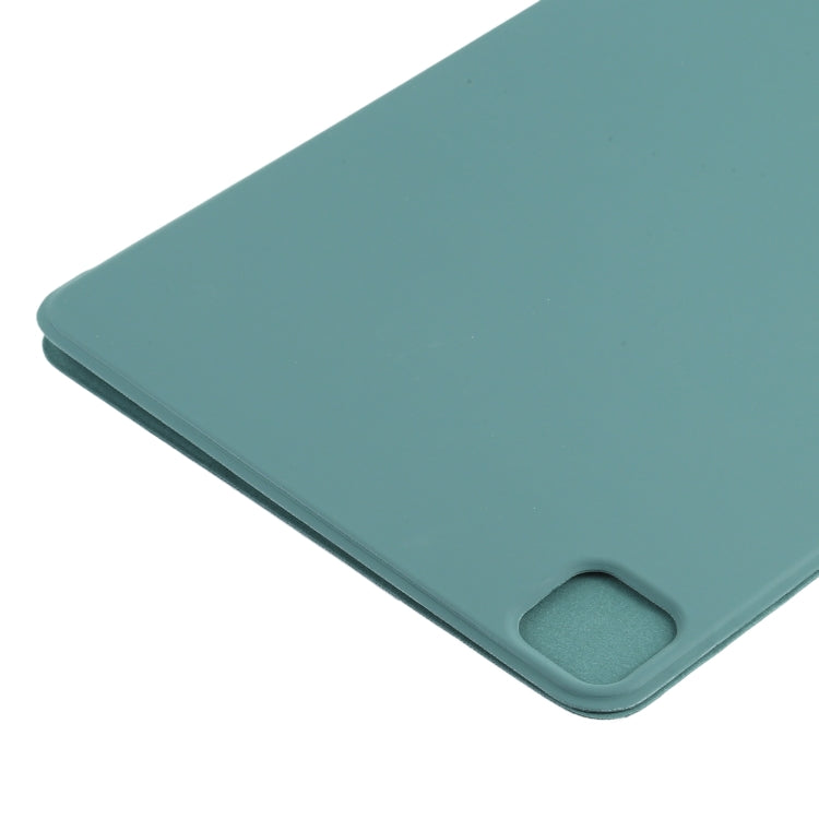 For iPad Pro 11 2024 Double-sided Clip Non-buckle Magnetic PU Smart Tablet Case(Green) - iPad Pro 11 2024 Cases by PMC Jewellery | Online Shopping South Africa | PMC Jewellery | Buy Now Pay Later Mobicred