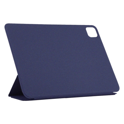 For iPad Pro 11 2024 Double-sided Clip Non-buckle Magnetic PU Smart Tablet Case(Dark Blue) - iPad Pro 11 2024 Cases by PMC Jewellery | Online Shopping South Africa | PMC Jewellery | Buy Now Pay Later Mobicred