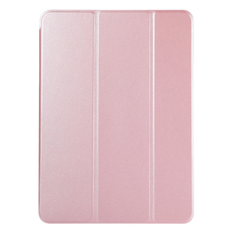 For iPad Pro 11 2024 Double-sided Clip Non-buckle Magnetic PU Smart Tablet Case(Rose Gold) - iPad Pro 11 2024 Cases by PMC Jewellery | Online Shopping South Africa | PMC Jewellery | Buy Now Pay Later Mobicred