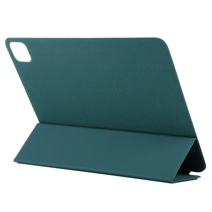 For iPad Pro 11 2024 Double-sided Clip Non-buckle Magnetic PU Smart Tablet Case(Dark Green) - iPad Pro 11 2024 Cases by PMC Jewellery | Online Shopping South Africa | PMC Jewellery | Buy Now Pay Later Mobicred