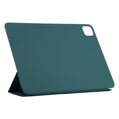 For iPad Pro 11 2024 Double-sided Clip Non-buckle Magnetic PU Smart Tablet Case(Dark Green) - iPad Pro 11 2024 Cases by PMC Jewellery | Online Shopping South Africa | PMC Jewellery | Buy Now Pay Later Mobicred