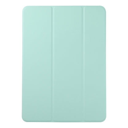 For iPad Air 11 2024 Double-sided Clip Non-buckle Magnetic PU Smart Tablet Case(Light Green) - iPad Air 11 2024 Cases by PMC Jewellery | Online Shopping South Africa | PMC Jewellery | Buy Now Pay Later Mobicred