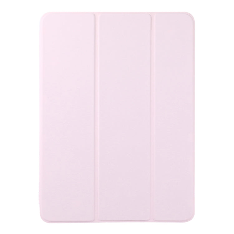 For iPad Air 11 2024 Double-sided Clip Non-buckle Magnetic PU Smart Tablet Case(Pink) - iPad Air 11 2024 Cases by PMC Jewellery | Online Shopping South Africa | PMC Jewellery | Buy Now Pay Later Mobicred