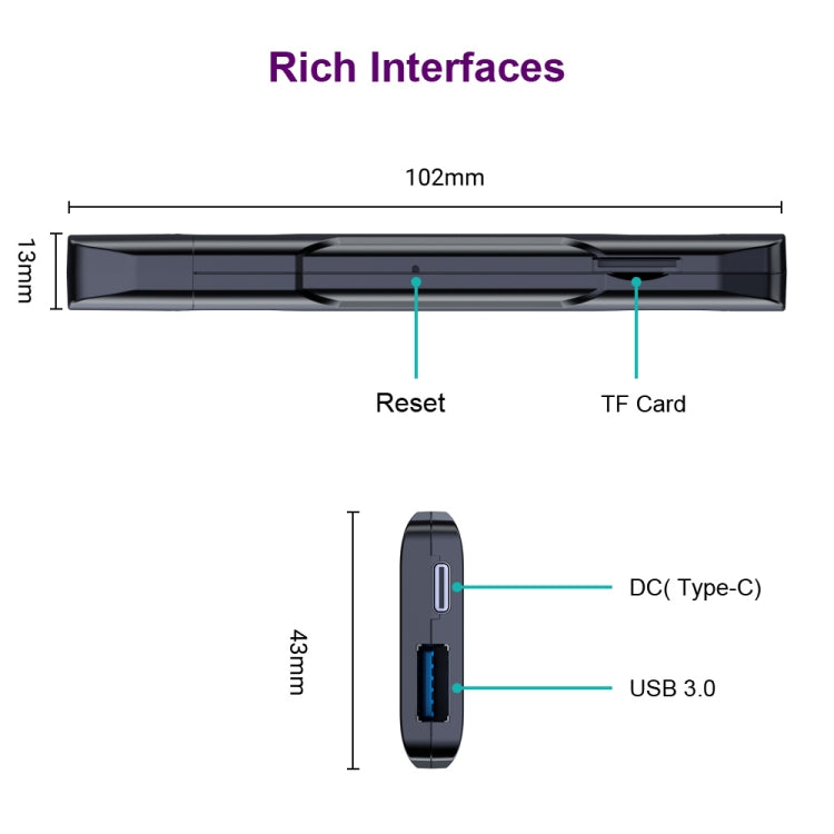 HK1 RBOX D8 RK3528 Android 13.0 Quad Core 8K HD Wifi6 Bluetooth TV Stick, RAM:2GB+16GB(UK Plug) - Android TV Sticks by PMC Jewellery | Online Shopping South Africa | PMC Jewellery | Buy Now Pay Later Mobicred