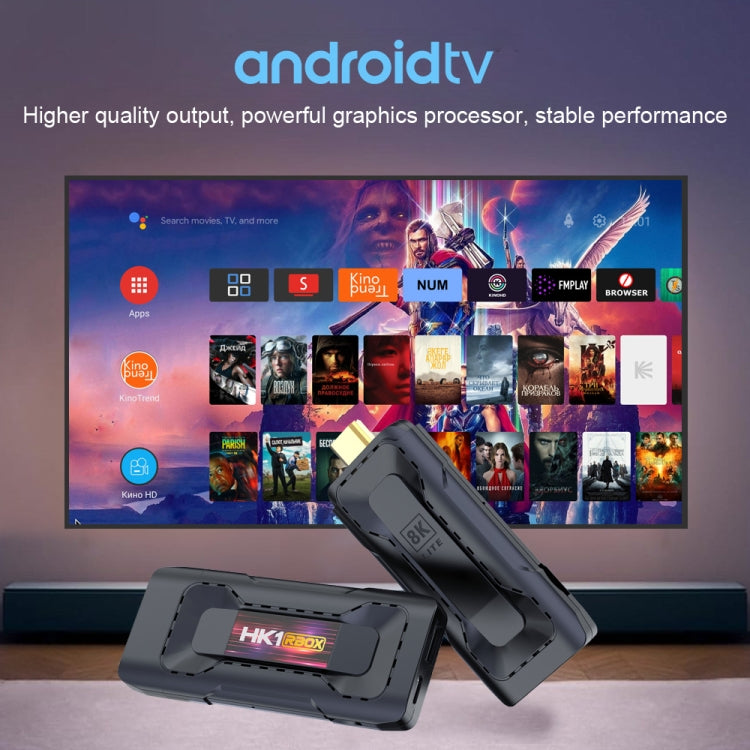 HK1 RBOX D8 RK3528 Android 13.0 Quad Core 8K HD Wifi6 Bluetooth TV Stick, RAM:2GB+16GB(AU Plug) - Android TV Sticks by PMC Jewellery | Online Shopping South Africa | PMC Jewellery | Buy Now Pay Later Mobicred