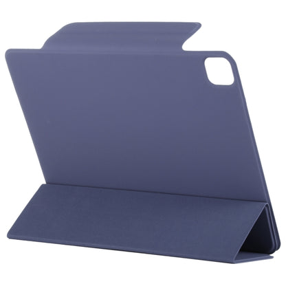 For iPad Pro 13 2024 Double-sided Clip Fixed Buckle Magnetic PU Leather Smart Tablet Case(Dark Blue) - iPad Pro 13 2024 Cases by PMC Jewellery | Online Shopping South Africa | PMC Jewellery | Buy Now Pay Later Mobicred