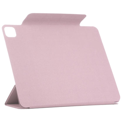 For iPad Pro 13 2024 Double-sided Clip Fixed Buckle Magnetic PU Leather Smart Tablet Case(Rose Gold) - iPad Pro 13 2024 Cases by PMC Jewellery | Online Shopping South Africa | PMC Jewellery | Buy Now Pay Later Mobicred