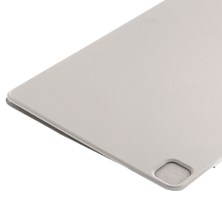 For iPad Pro 13 2024 Double-sided Clip Fixed Buckle Magnetic PU Leather Smart Tablet Case(Grey) - iPad Pro 13 2024 Cases by PMC Jewellery | Online Shopping South Africa | PMC Jewellery | Buy Now Pay Later Mobicred