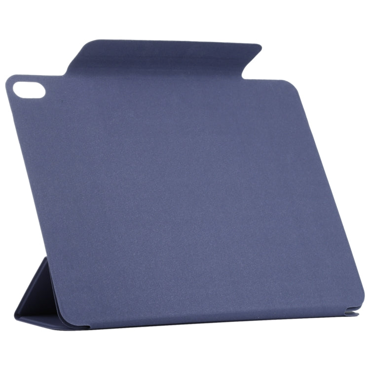 For iPad Air 11 2024 Double-sided Clip Fixed Buckle Magnetic PU Leather Smart Tablet Case(Dark Blue) - iPad Air 11 2024 Cases by PMC Jewellery | Online Shopping South Africa | PMC Jewellery | Buy Now Pay Later Mobicred