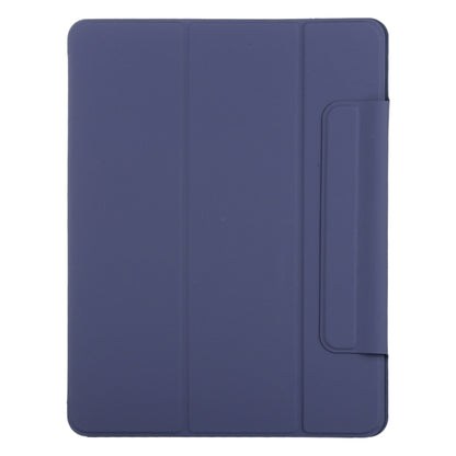 For iPad Pro 11 2024 Double-sided Clip Fixed Buckle Magnetic PU Leather Smart Tablet Case(Dark Blue) - iPad Pro 11 2024 Cases by PMC Jewellery | Online Shopping South Africa | PMC Jewellery | Buy Now Pay Later Mobicred