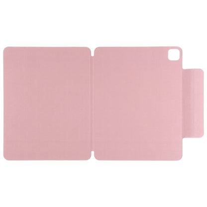 For iPad Pro 11 2024 Double-sided Clip Fixed Buckle Magnetic PU Leather Smart Tablet Case(Light Pink) - iPad Pro 11 2024 Cases by PMC Jewellery | Online Shopping South Africa | PMC Jewellery | Buy Now Pay Later Mobicred